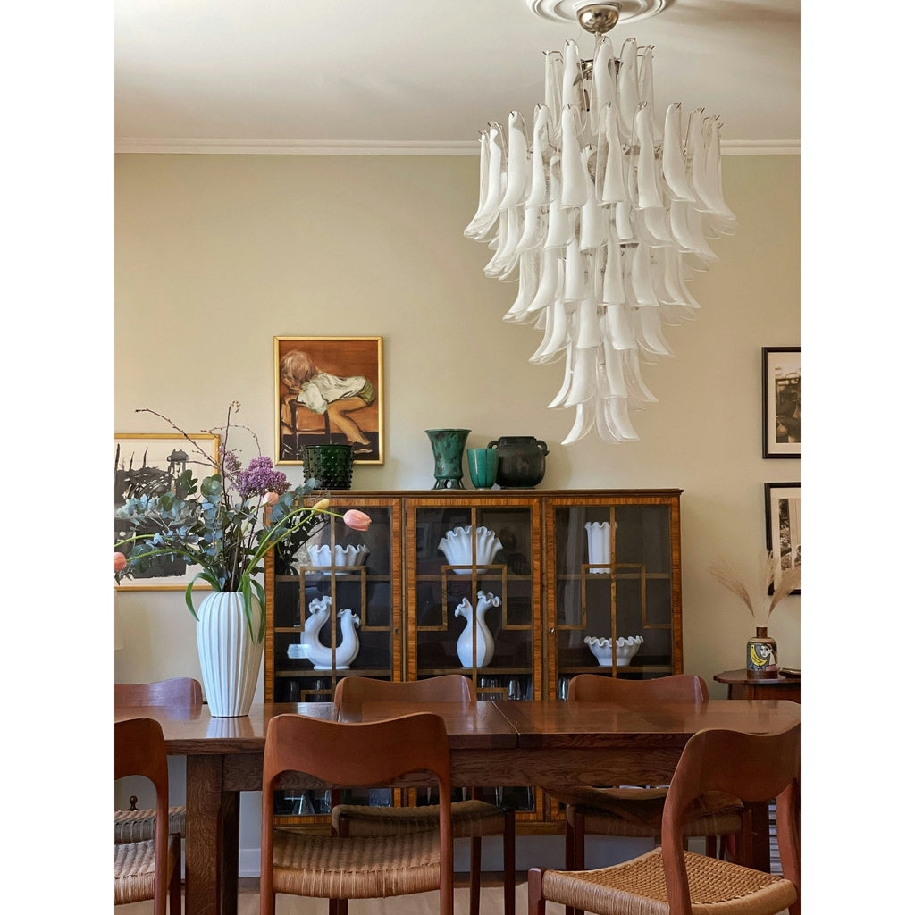 Caramello Murano Glass Petal Chandelier