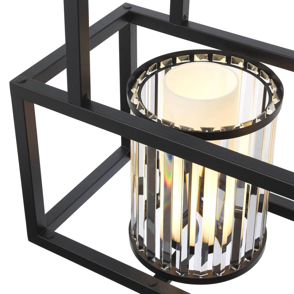 Carducci Modern Alabaster Chandelier - [Black]