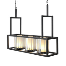 Carducci Modern Alabaster Chandelier - [Black]