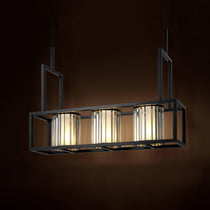 Carducci Modern Alabaster Chandelier - [Black]