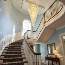 Crystal Spiral Wave Chandelier - CasaraHouse