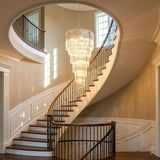 Transparent Twisting Raindrop Chandelier - CasaraHouse