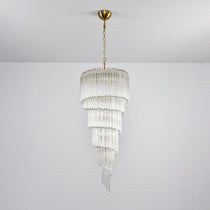 Crystal Spiral Wave Chandelier - CasaraHouse