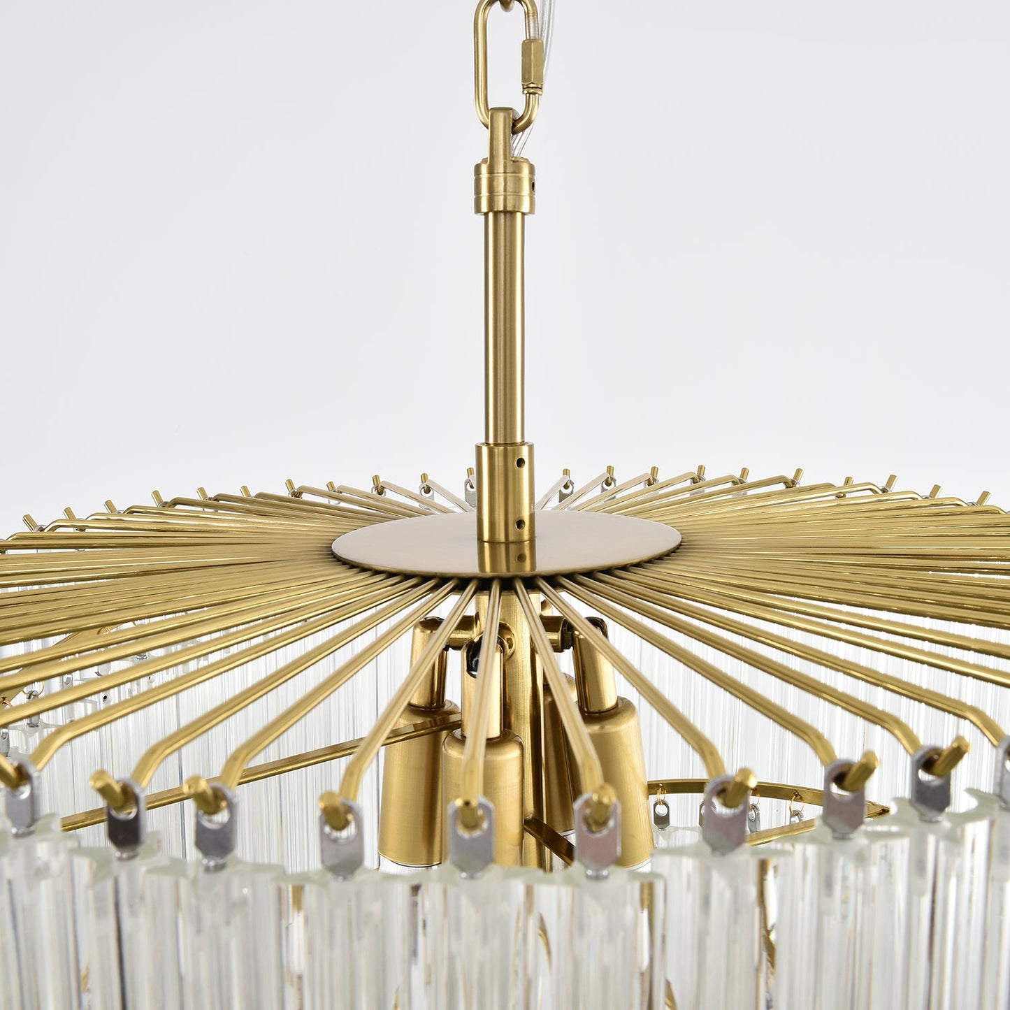 Transparent Twisting Raindrop Chandelier - CasaraHouse