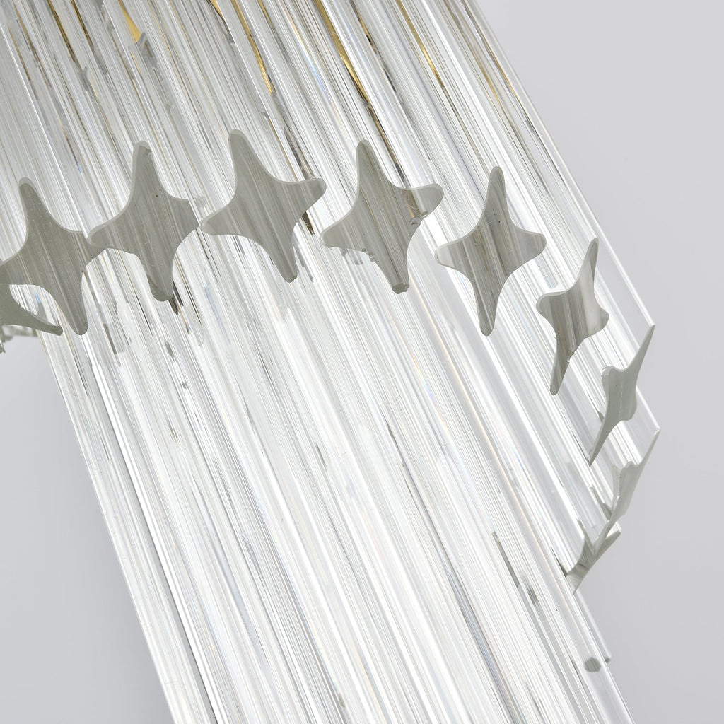 Crystal Spiral Wave Chandelier - CasaraHouse
