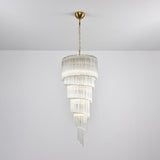 Crystal Spiral Wave Chandelier - CasaraHouse