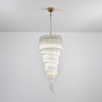 Crystal Spiral Wave Chandelier - CasaraHouse