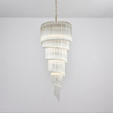 Crystal Spiral Wave Chandelier - CasaraHouse