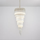 Crystal Spiral Wave Chandelier - CasaraHouse