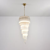Transparent Twisting Raindrop Chandelier - CasaraHouse