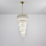 Crystal Spiral Wave Chandelier - CasaraHouse