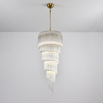 Crystal Spiral Wave Chandelier - CasaraHouse
