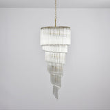 Crystal Spiral Wave Chandelier - CasaraHouse