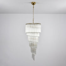 Transparent Twisting Raindrop Chandelier - CasaraHouse