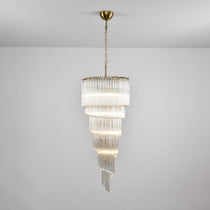 Cascada Spiral Clear Chandelier