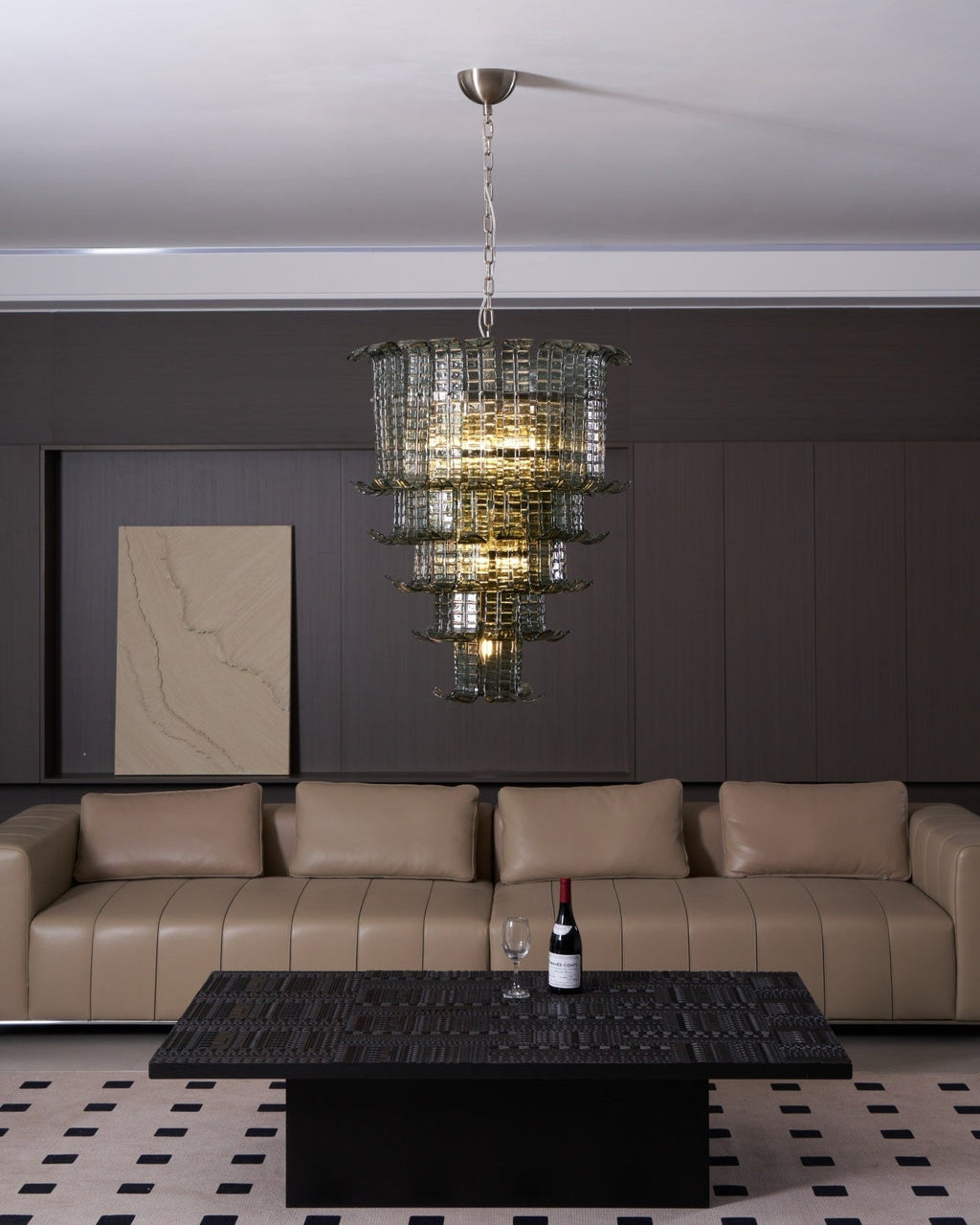 Cascade Murano Glass Chandelier