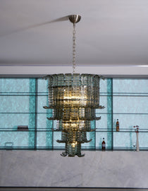 Cascade Murano Glass Chandelier