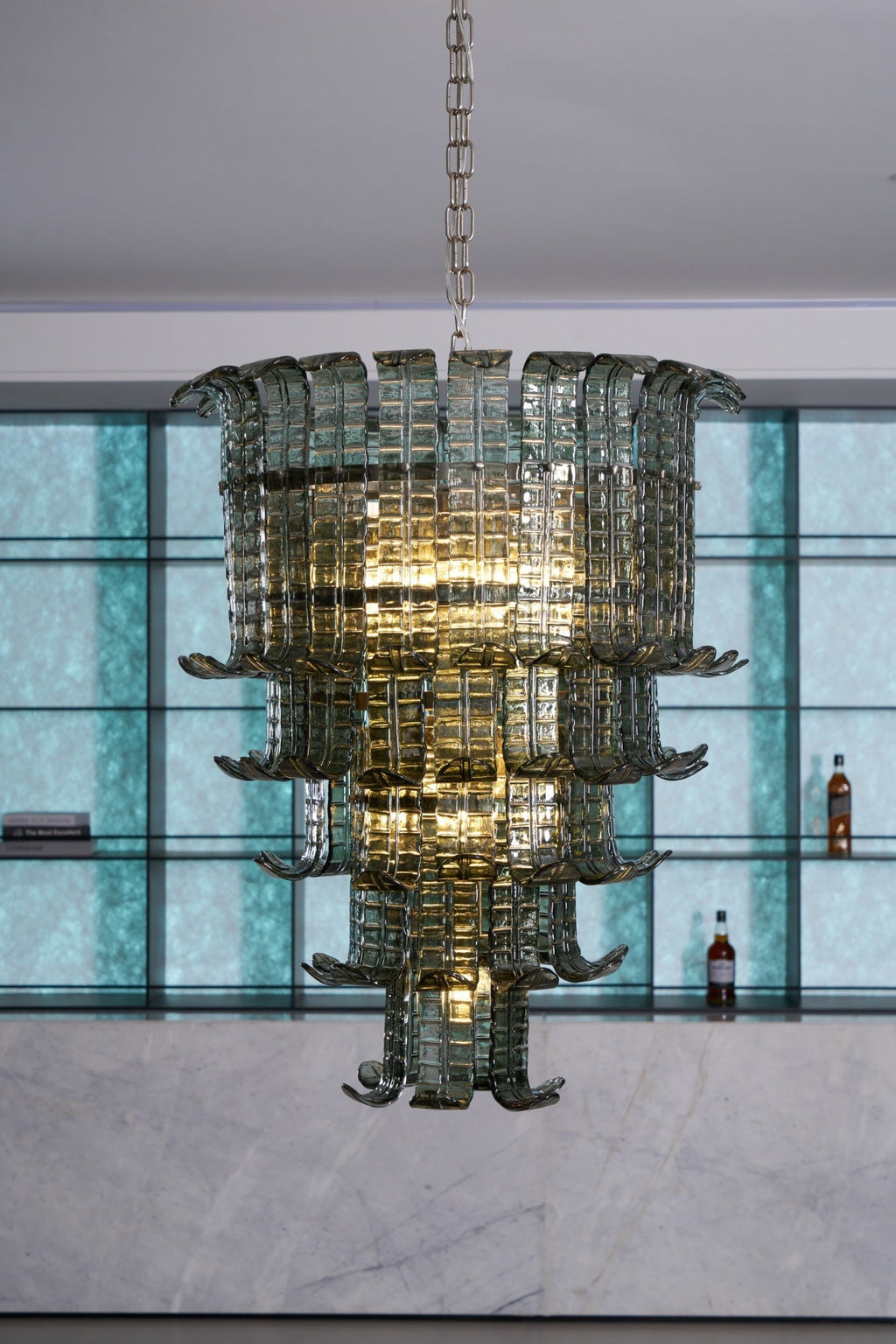 Cascade Murano Glass Chandelier