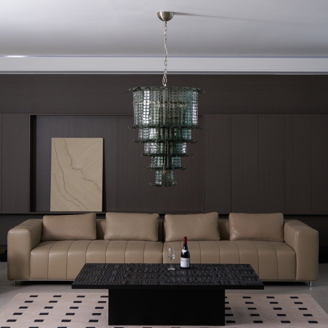 Cascade Murano Glass Chandelier