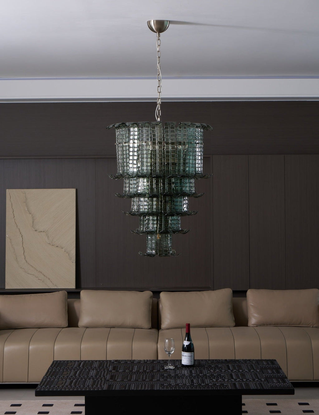 Cascade Murano Glass Chandelier