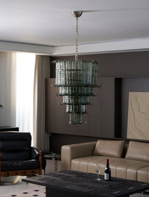 Cascade Murano Glass Chandelier