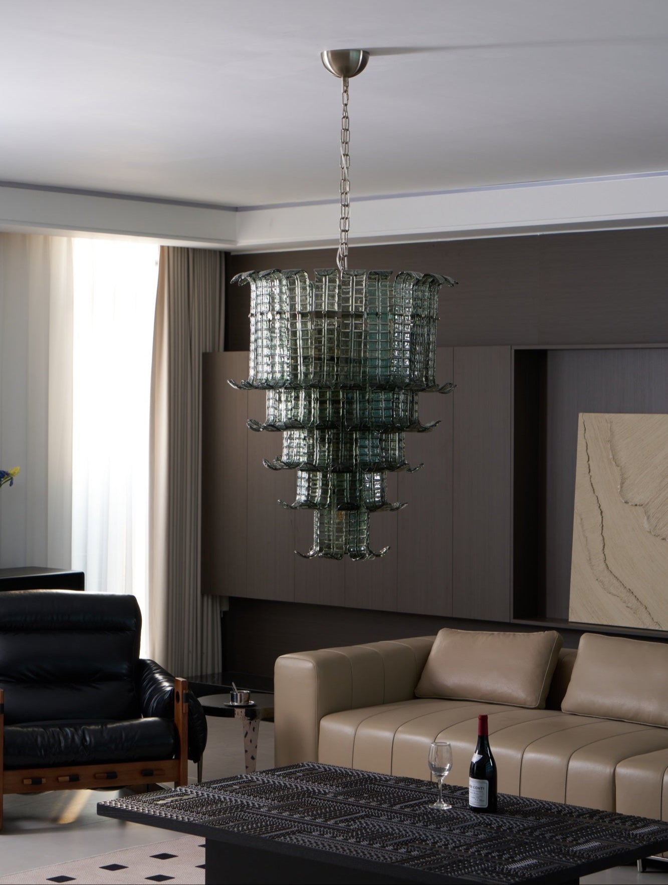 Cascade Murano Glass Chandelier