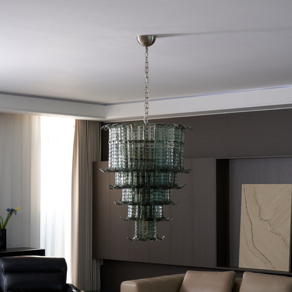 Cascade Murano Glass Chandelier