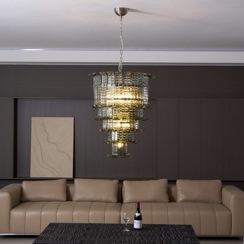 Cascade Murano Glass Chandelier