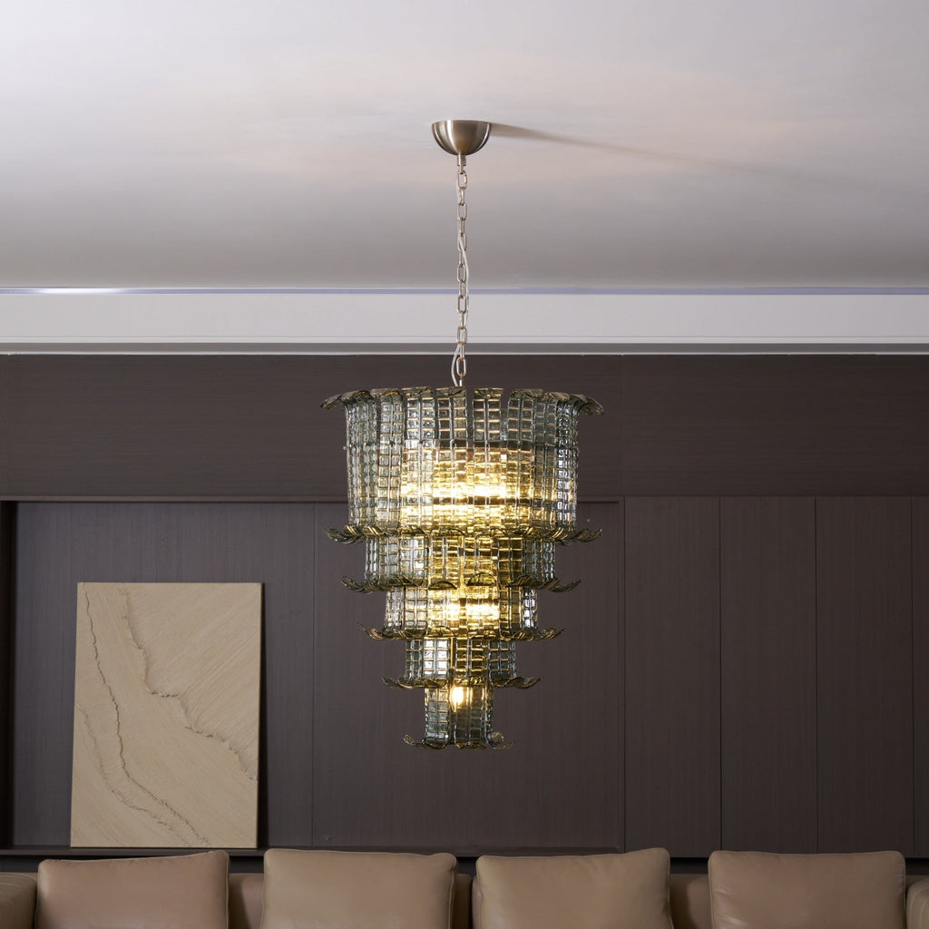 Cascade Murano Glass Chandelier