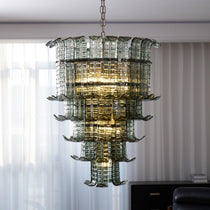 Cascade Murano Glass Chandelier
