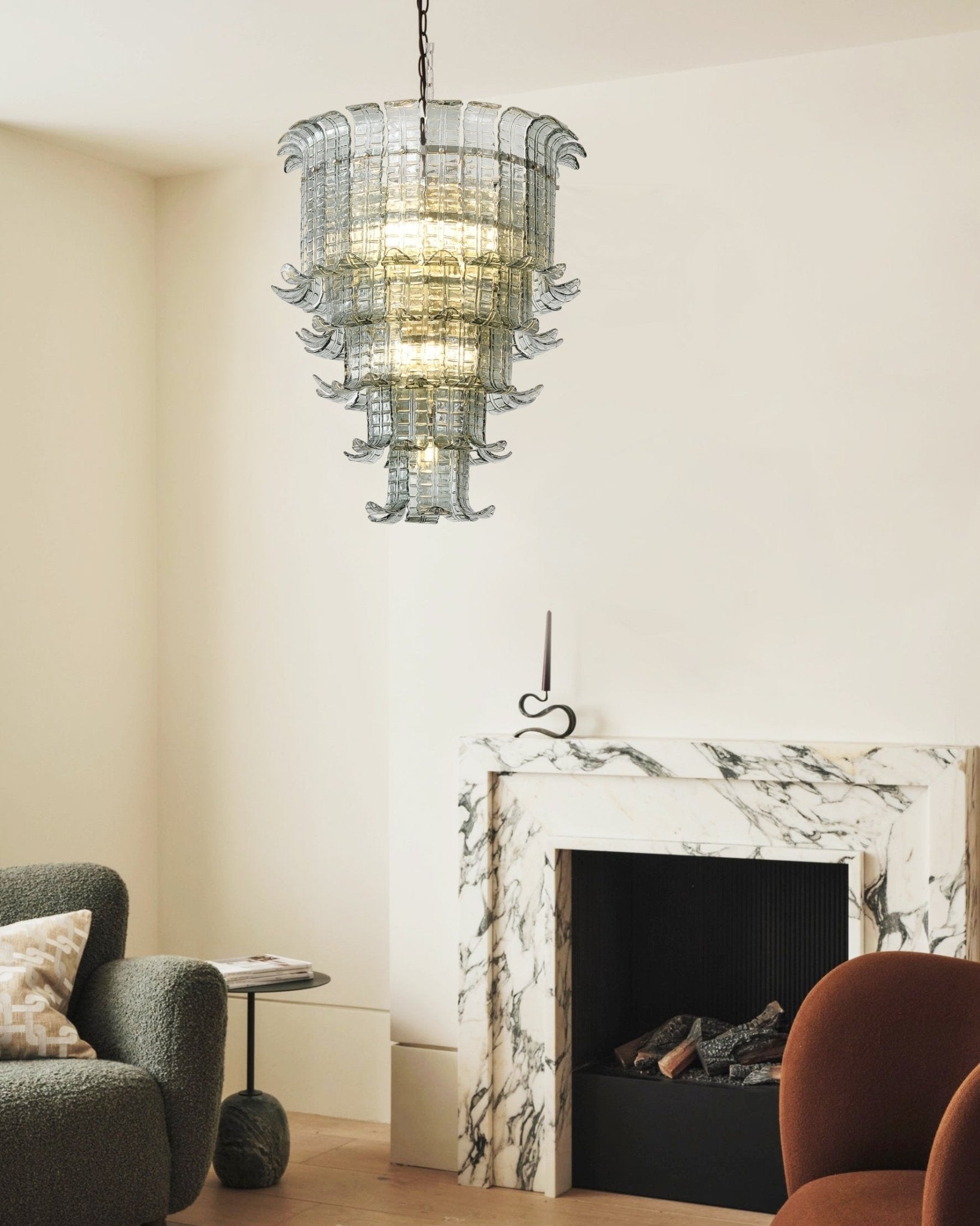 Cascade Murano Glass Chandelier