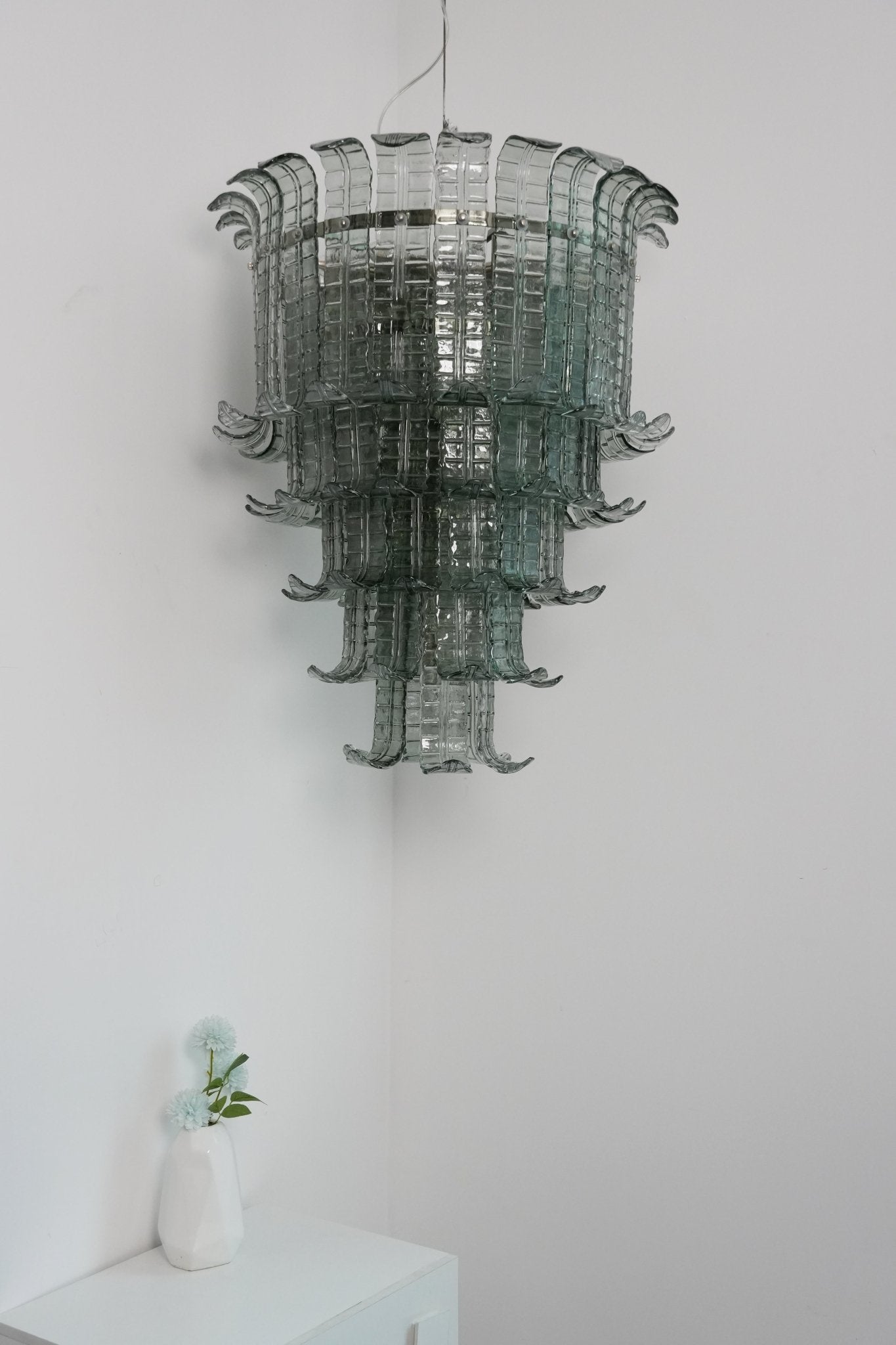 Cascade Murano Glass Chandelier
