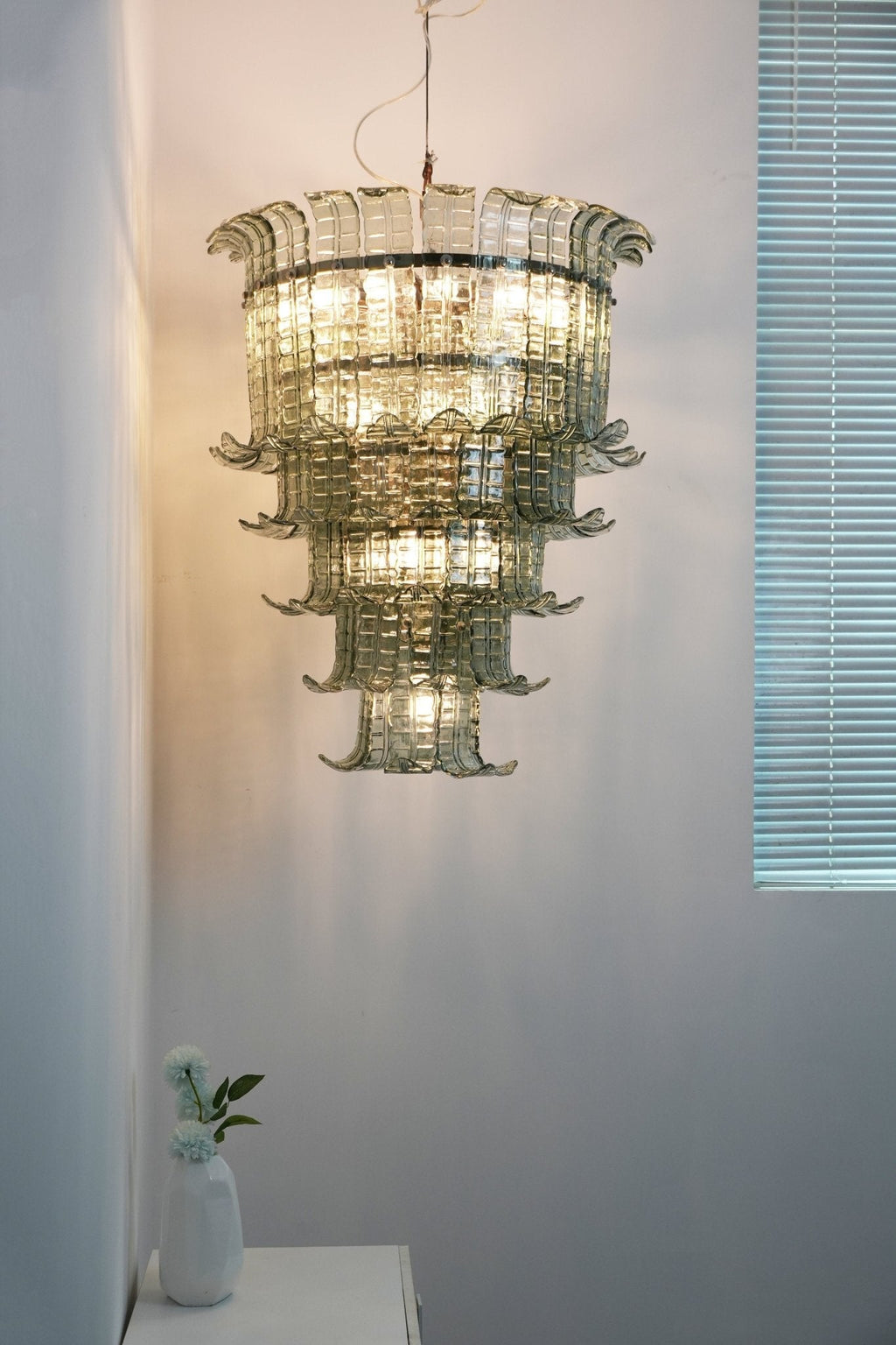 Cascade Murano Glass Chandelier
