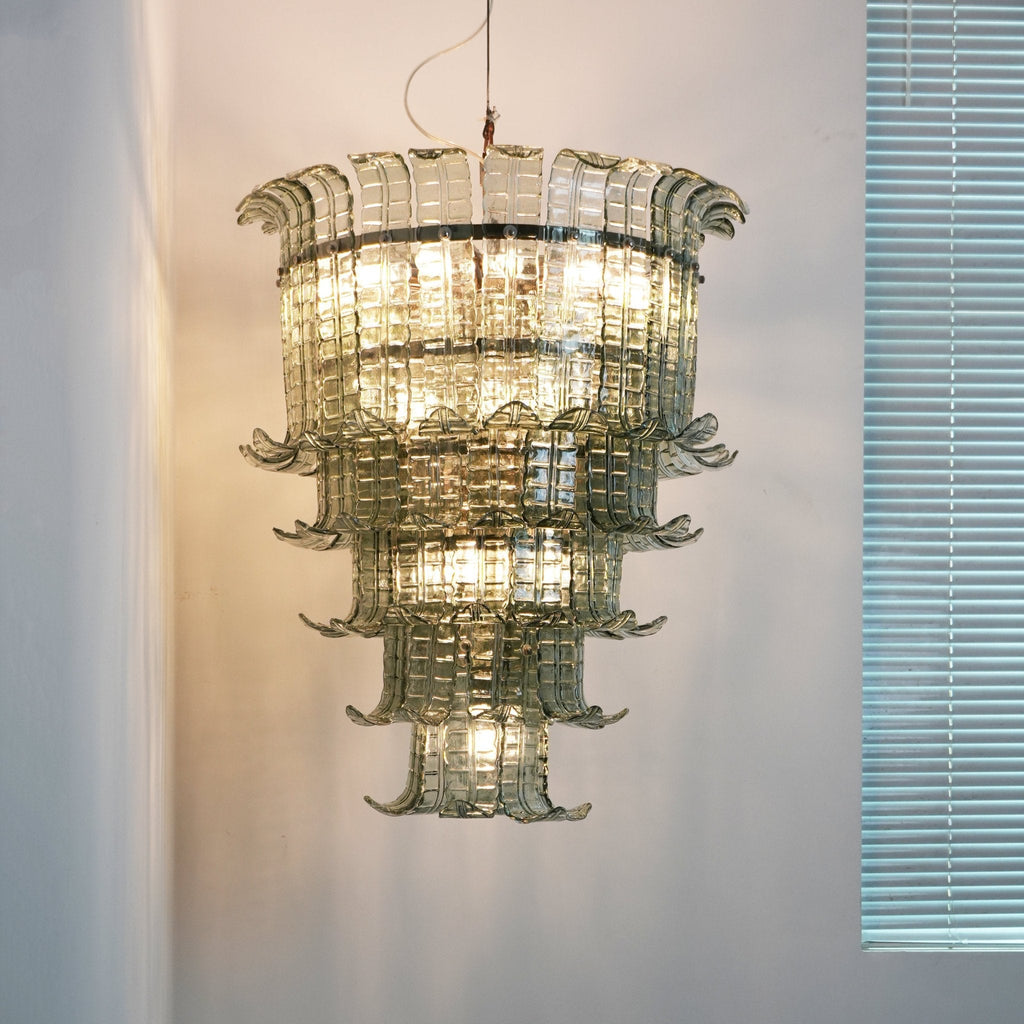 Cascade Murano Glass Chandelier