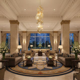 Luxury Cattail Leaf Chandelier - CasaraHouse