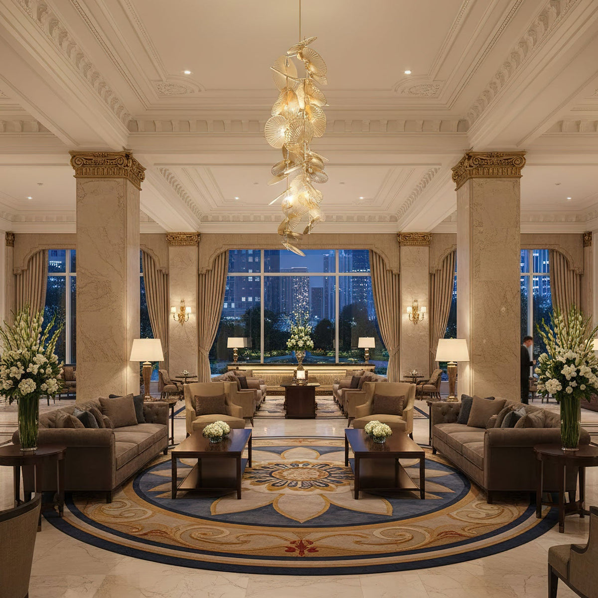 Luxury Cattail Leaf Chandelier - CasaraHouse