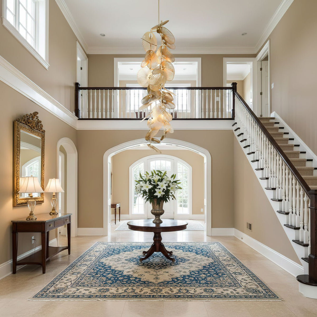 Luxury Cattail Leaf Chandelier - CasaraHouse