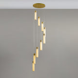 Luminous Alabaster Waterfall Chandelier - CasaraHouse
