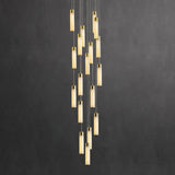 Luminous Alabaster Waterfall Chandelier - CasaraHouse