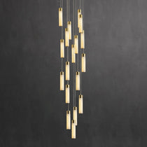 Luminous Alabaster Waterfall Chandelier - CasaraHouse