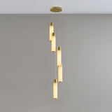 Luminous Alabaster Waterfall Chandelier - CasaraHouse