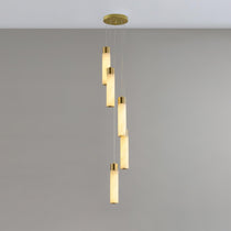 Luminous Alabaster Waterfall Chandelier - CasaraHouse