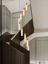 Luminous Alabaster Waterfall Chandelier - CasaraHouse