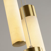 Luminous Alabaster Waterfall Chandelier - CasaraHouse
