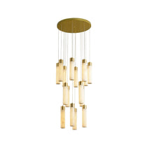 Luminous Alabaster Waterfall Chandelier - CasaraHouse