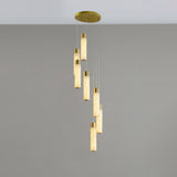 Luminous Alabaster Waterfall Chandelier - CasaraHouse