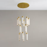 Luminous Alabaster Waterfall Chandelier - CasaraHouse