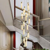 Luminous Alabaster Waterfall Chandelier - CasaraHouse