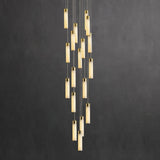 Luminous Alabaster Waterfall Chandelier - CasaraHouse