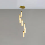 Luminous Alabaster Waterfall Chandelier - CasaraHouse
